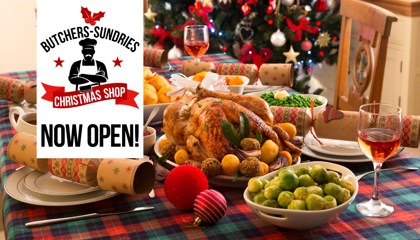 The Butchers-Sundries Christmas Shop Now Open