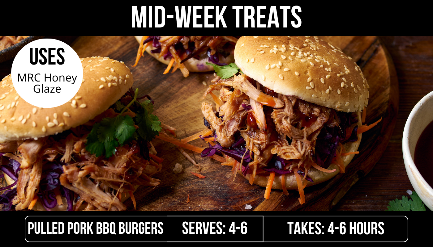 Honey BBQ Pulled Pork Burgers: Recipe