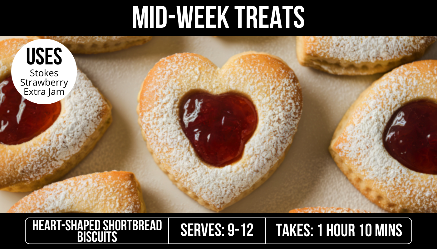 Heart-Shaped Shortbread Biscuits: Recipe