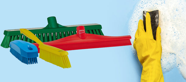 Safe cleaning and why colour-coded cleaning tools are key