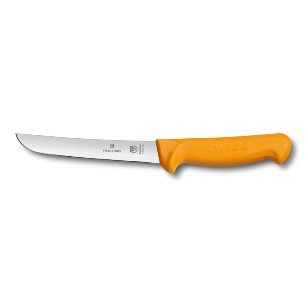 Swibo Boning Knife 16cm Straight Blade (Orange)