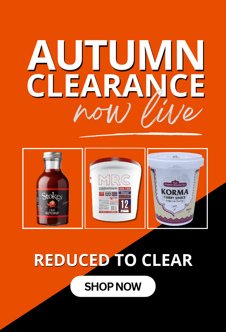 Autumn Clearance Now Live Mobile Graphic