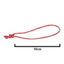 10cmRed/White Elasticated Polyester Meat Ties/Poultry Loops (5,000 Per Bag)