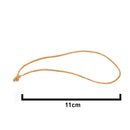11cm Orange/White Elasticated Polyester Meat Ties/Poultry Loops (5,000 Per Bag)