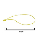 11cm Yellow/White Elasticated Polyester Meat Ties/Poultry Loops (5,000 Per Bag)