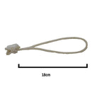 18cm White Elasticated Cotton Meat Ties/Poultry Loops (5,000 Per Bag)