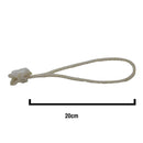 20cm White Elasticated Cotton Meat Ties/Poultry Loops (5,000 Per Bag)