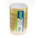 Clear 40m pack of 6 easytear tape tower by Ultratape.