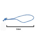 5.5cm Poultry Loops Blue/White Elasticated Polyester Meat Ties. From £21.50 per 5000