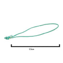 5.5cm Green/White Elasticated Polyester Meat Ties/Poultry Loops (BUTCHERS PACK - 1,000 Per Pack)