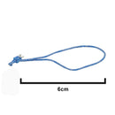 6cm Poultry Loops Blue/White Elasticated Polyester Meat Ties. From £22.50 per 5000