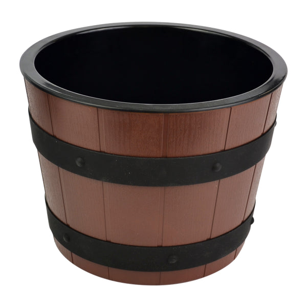 8L Barrel Bowl Set with Plain Melamine Insert