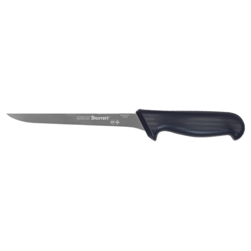 Boning Knife 8" (200mm) Narrow Straight (Black)