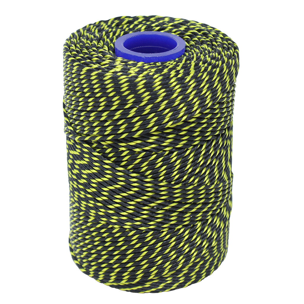 Polyester Black & Yellow Butchers String/Twine 200m (425g)
