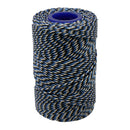 Polyester Blue, Black & White Butchers String/Twine 100m (225g)