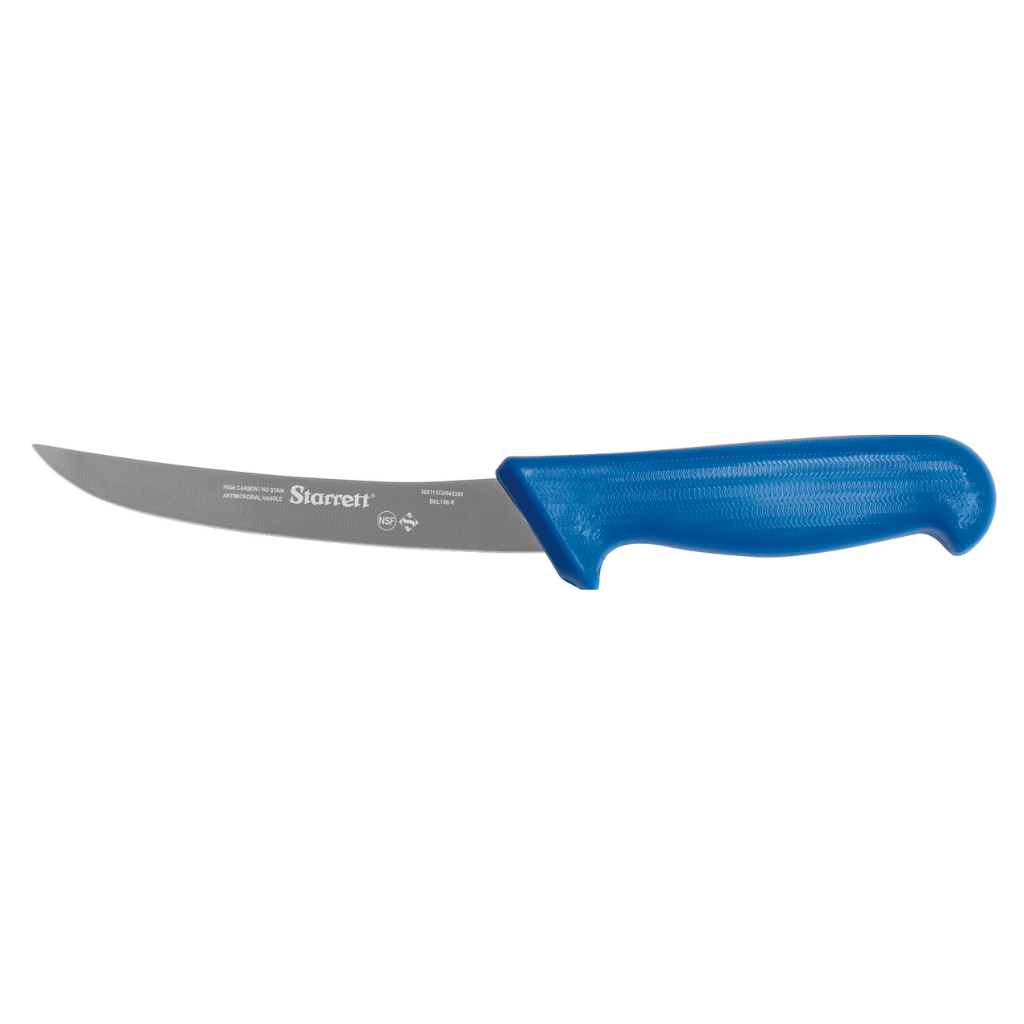 Boning Knife 6 (150mm) Narrow Curved (Blue) – Butchers-Sundries