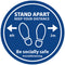 Social Distancing ‘Stand Apart/Keep Your Distance’ Anti-Slip Floor Sticker