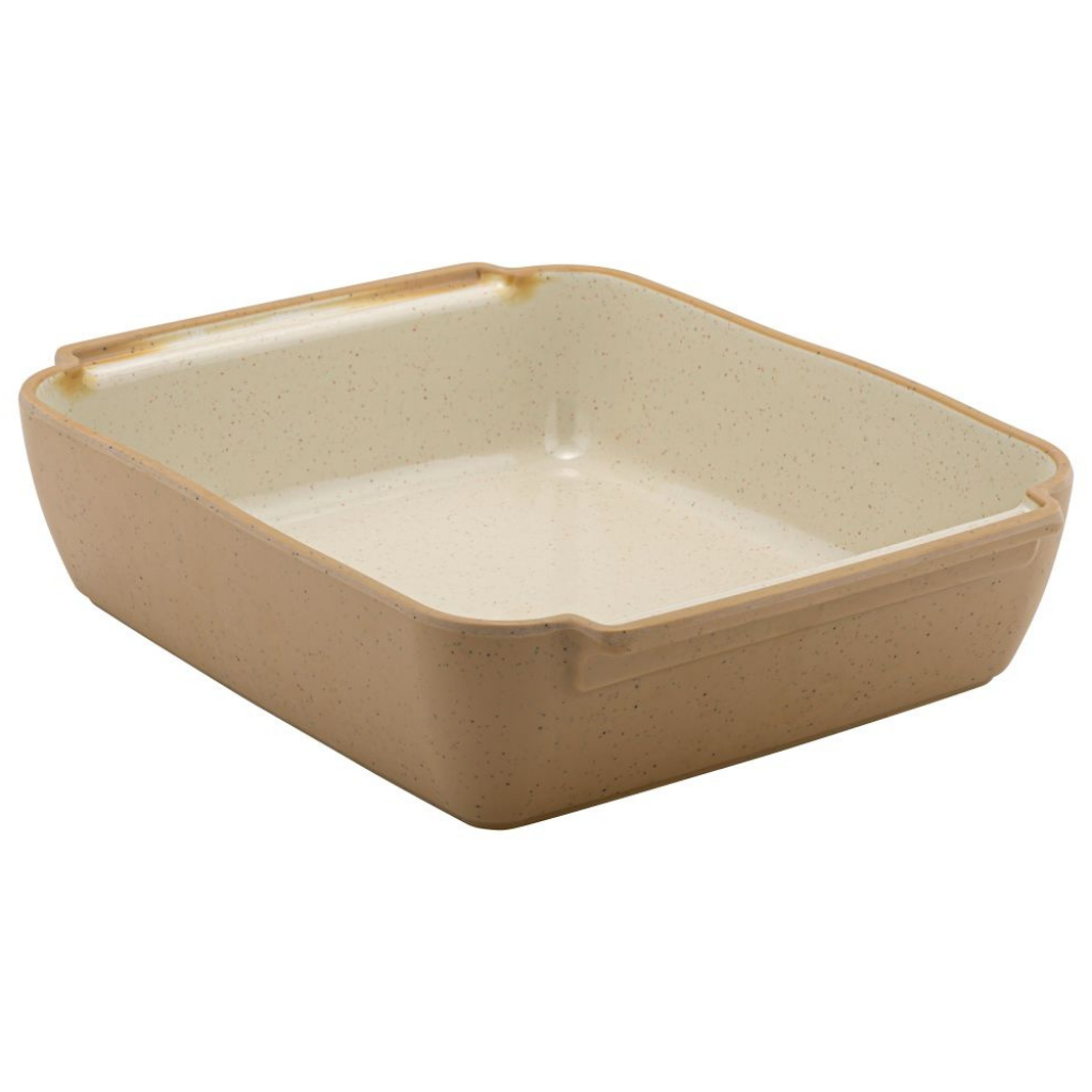 Cream Marl 1/2 Size Crock (325 x 265 x 80mm)
