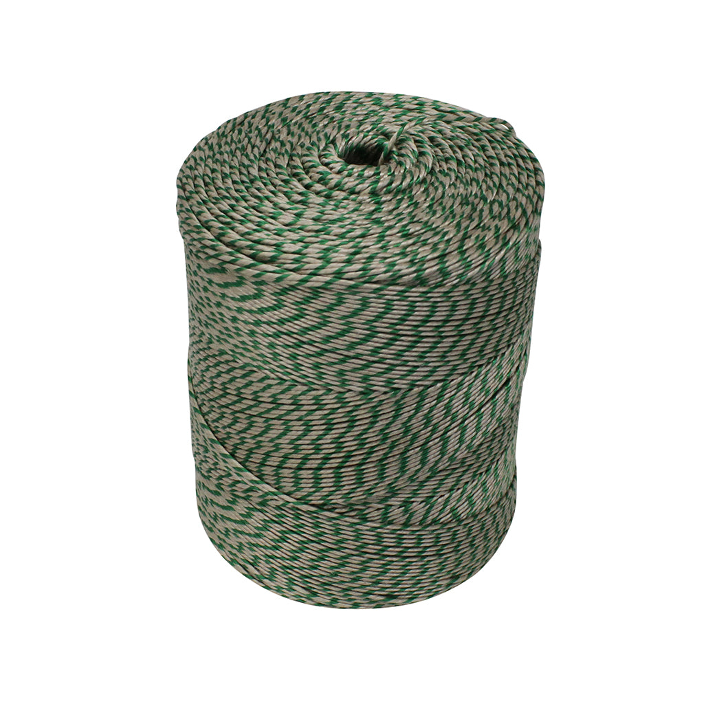 Rayon No.5 Green & White Centre Pull Butchers Twine 520m