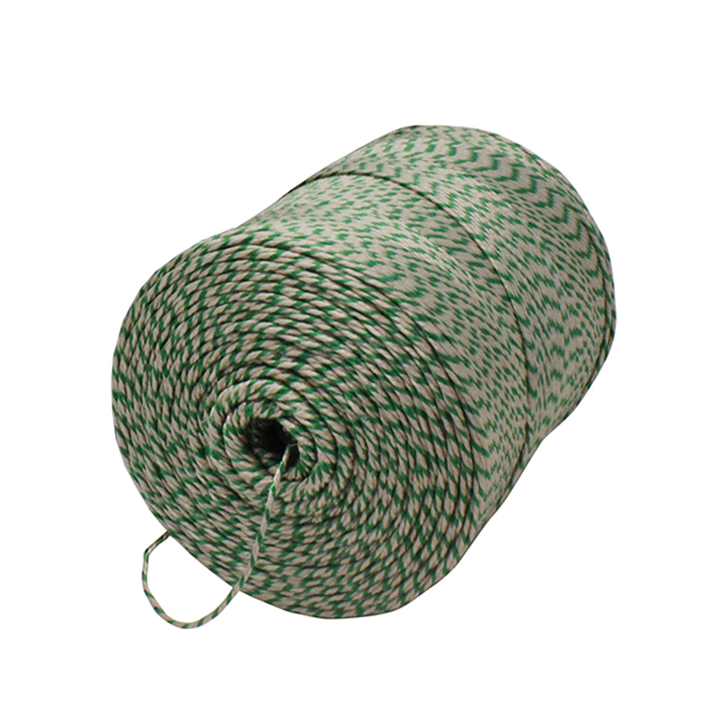 Rayon No.5 Green & White Centre Pull Butchers Twine 520m