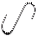 12'' S Butchers Meat Hanging Hooks - Single Hooks