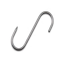 80 x 4mm S Butchers Meat Hanging Hooks - 10 Hooks/Box