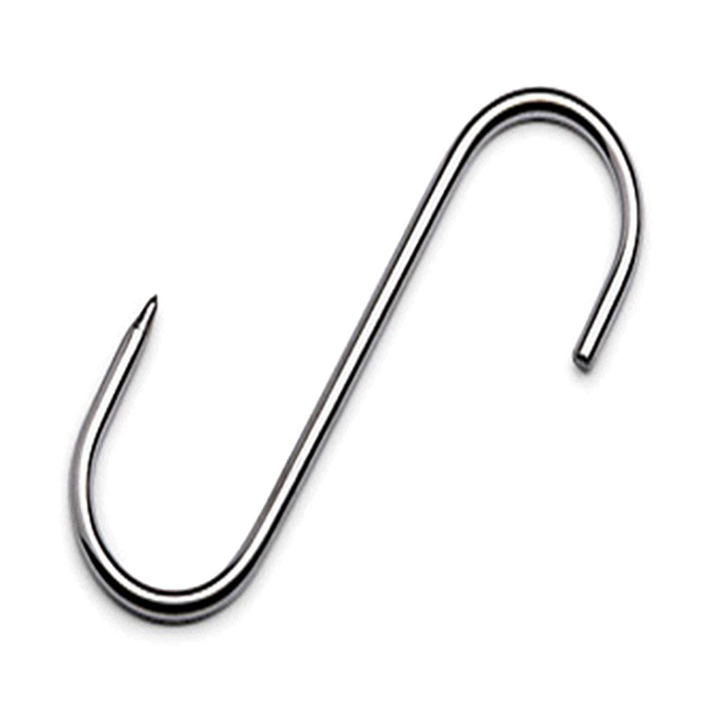 220 x 10mm S Butchers Meat Hanging Hooks - 10 Hooks/Box