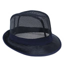 Blue Nylon Trilby Hat - Medium