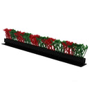 Red & Green Cypress Garnish Black Base 12/Box