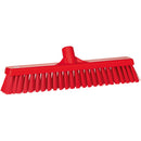 Red Broom Head - Soft/Hard Bristles