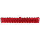 Red Broom Head - Soft/Hard Bristles