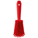 Red Washing/ Utility Brush - Short Handle