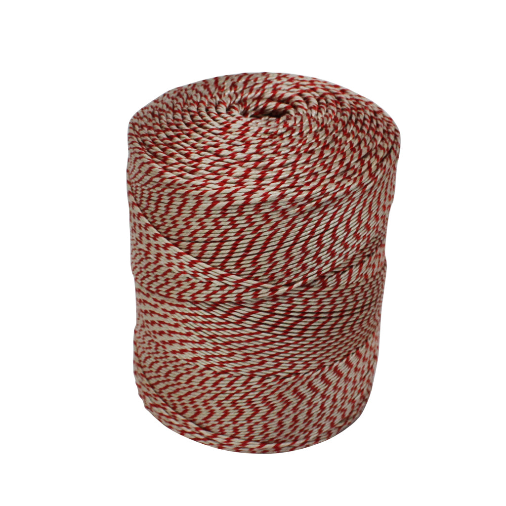 Rayon No.5 Red & White Centre Pull Butchers Twine 520m