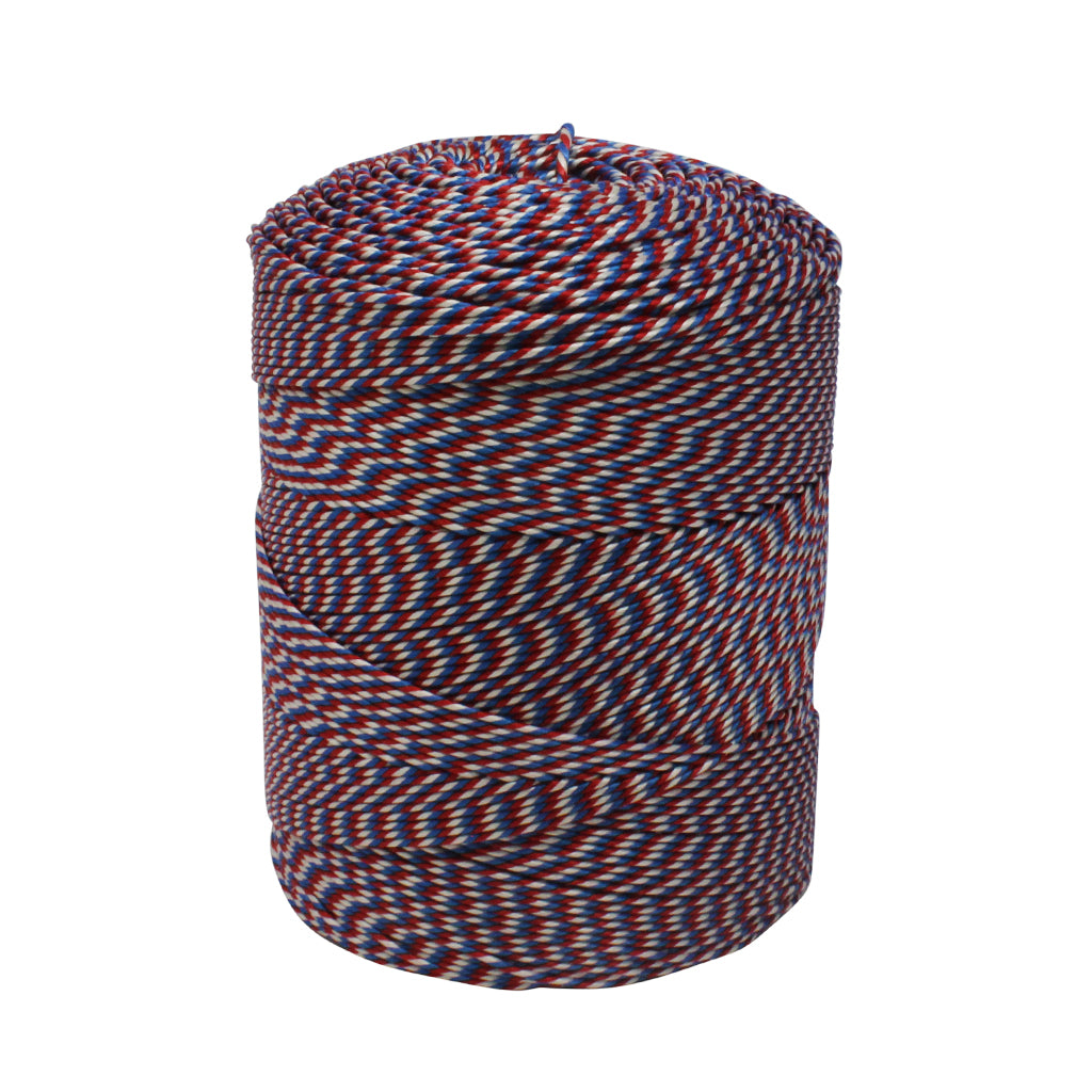 Rayon No.5 Red, White & Blue Centre Pull Butchers Twine 520m