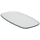 Steel Blue Grey Marl Rectangular Melamine Side Plate (355 x 190 x 15mm)