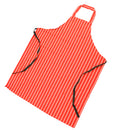 Striped Cotton Butchers Apron 90 x 100 – Red/White