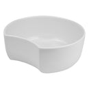 3.9L Crescent Dish 265 x 246 x 100m - White Melamine