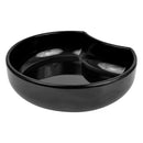 1.4L Crescent Dish 225 x 208 x 60mm - Black Melamine