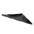 Curved Wavy Platter 539 x 376 x 38mm (Right) - Black Melamine