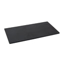 1/3 Slate Effect Display Serving Tray Platter - Black Melamine