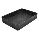 4.2L Kata Crock 346 x 260 x 70mm - Black Melamine