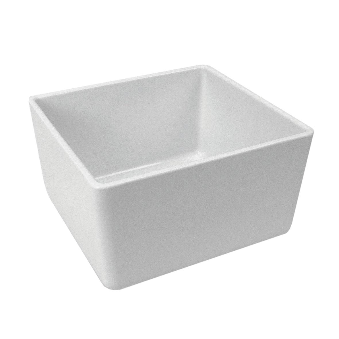2L Chunky Crock - Polar White Melamine