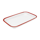 1/4 Gastro Enamelware Tray - Red Melamine