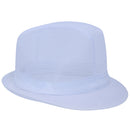 White Nylon Trilby Hat - Medium