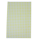 Individual yellow gingham duplex sheet.