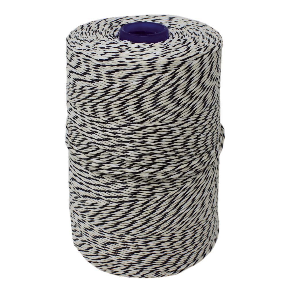 Black/White Non-Elasticated 2000T Machine String / Twine Size in 900m (900g). From £8.35 per spool