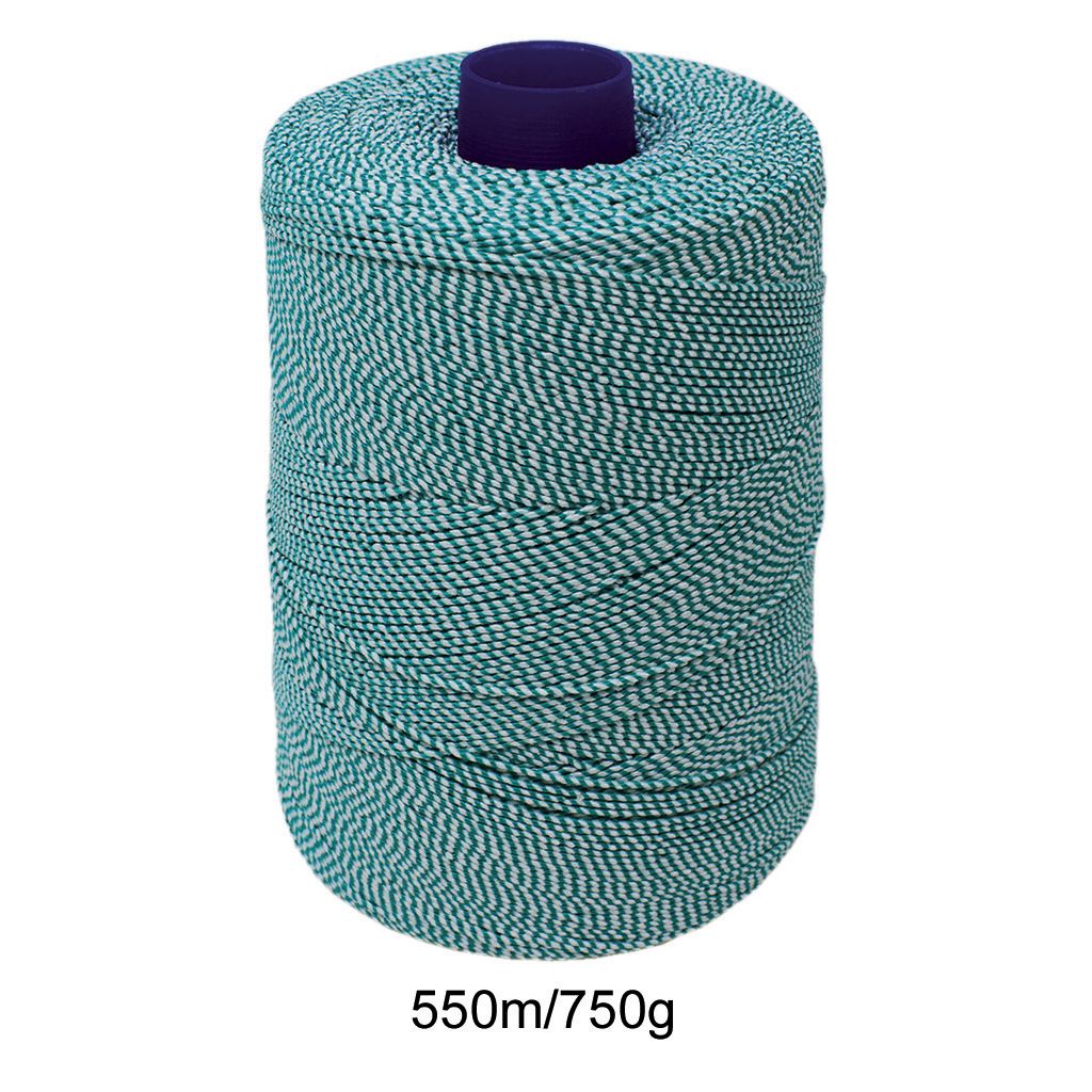 Green/White Elasticated Machine String/Twine Size in 1,904m/kg (800g). From £8.00 per Spool