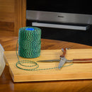 Polyester Green & Black Butchers String/Twine 100m (225g)