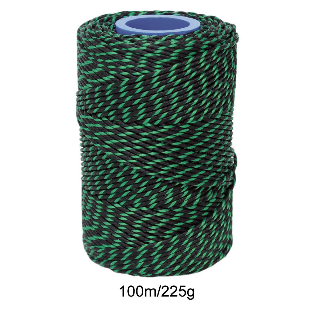 Polyester Green & Black Butchers String/Twine 100m (225g)