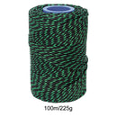 Polyester Green & Black Butchers String/Twine  Size in 100m (225g)